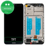LCD displej + Dotykové sklo + Rám + Batéria Huawei Y7 Prime (2018) LDN-L21 LDN-LX2 Black Aftermarket