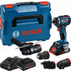 Bosch Akumulátorový vŕtací skrutkovač GSR 18V-90 FC Full Set s príklepovým nadstavcom, L-Boxx, 2x aku 06019K6200
