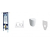 Geberit Duofix Special set - Sigma 20 tlačidlo + Laufen Pro Rimless + sedadlo + izolácia