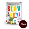 Slovlak Slovakryl 0240 tmavo hnedý 0,75kg