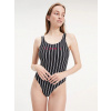 Jednodielne plavky UW0UW01810-415 modrá - Tommy Hilfiger XS tmavě modrá