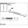 Sifón FLEXI P-957K/V 5/4x40/32