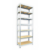 Kovový regál do garáže Biedrax 50 x 120 x 270 cm, pozinkovaný - 7 políc MDF