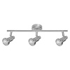 LED SPOT BRUSHED SILVER GU10 3 x 2.6W 2700K