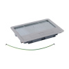 Nerezový kryt podlahové krabice 8 a 12 modulov Legrand 088003