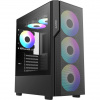1stCOOL skříň GAMER 5, Mid tower, AU, USB 3.0, USB-C, 2x 140 ARGB Fan, 1x 120 ARGB Fan, bez zdroje, černá ML-GAMER5-AU-USB3-ARGB