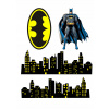 Výtlač cukrová hmota Batman