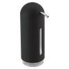 Čierny plastový dávkovač mydla 350 ml Penguin – Umbra