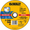 DeWALT DT43908 Rezný kotúč plochý HIGH PERFOMANCE na nerez, ø 180 mm