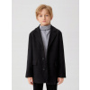 Detská bunda - Shein Coat bunda 140 (G33L005 Short Black Coat Simple Shein 140)