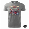 Tričko Striker Jawa 250 Kývačka - sivé, S