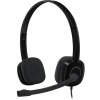 Logitech Headset Stereo H151/ drôtové slúchadlá + mikrofón/ 3,5 mm jack/ čierna