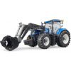 Bruder 3121 New Holland T7.315 s přední lžicí