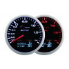 Budík DEPO 4v1 60mm Black – Tlak turba + Tlak oleja + Teplota oleja + Voltmeter