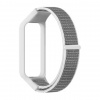 Nylónový náhradný náramok pre Xiaomi Smart Band 8 Active a Redmi Band 2 Farba: biela - šedá