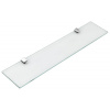 AQUALINE SB115 Samba sklenená polica 50 cm, strieborná