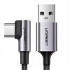 Kábel Ugreen USB - USB typ C 3 m čierny