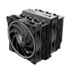 Akasa Soho H7 Dual Tower CPU Cooler, ARGB - 120 mm, čierna (AK-CC4026HP01)