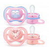 Philips AVENT Cumlík Ultra Air 0-6 m Ružová / Zvieratká + Sterilizátor