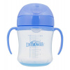 DRBROWNS DR.BROWN'S Hrnček s mäkkým náustkom 180ml 6m+, modrý
