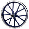 Zadný ráfik minicross 10 palcov, šírka 96mm modrá