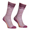 Dámske podkolienky Merino Ortovox Tour Long Socks mountain rose veľkosť ponožiek 42-44