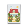 Vymalujsisam.sk Maľovanie podľa čísiel - Jarný dom Veľkosť: 20x30cm, Rám: Bez rámu, iba zrolované plátno