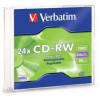 Disk Verbatim CD-RW 700MB 8-12x jewel box, 1ks (43148)