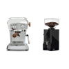 Ascaso Dream PID, leštený hliník + Eureka Mignon Silenzio 55, BL black