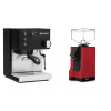 Rancilio Silvia E, čierna + Eureka Mignon Silenzio, BL ferrari red