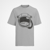 Hattree Vtipné pánske tričko z organickej bavlny Alien UFO Space Helmet Space Legend Area 51