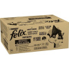 Felix Fantastic s hovädzím kuraťom tuniakom treskou v želé 80 x 85 g