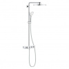 Sprchový termostatický systém Grohe Euphoria SmartControl, chróm/mesiac biela 26507LS0