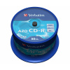 Verbatim CD-R AZO 700 MB, 52x Speed, Cakebox - 50 ks (43343)