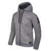 Helikon-Tex Mikina URBAN TACTICAL HOODIE (FullZip) - Melange Grey - S–Regular