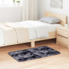 vidaXL Chlpatý koberec s vysokým vlasom tmavosivá 60x100 cm polyester 4102808