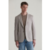 SAKO GANT SLIM TWO-TONED TWILL JERSEY BLAZER CHATEAU GREY