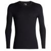 Icebreaker tričko 200 Oasis LS Crewe black