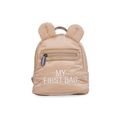 CHILDHOME DETSKÝ BATOH MY FIRST BAG PUFFERED BEIGE