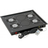 Triton Vent. jednotka spodná (horná) 220V/60W 4xvent.+Termostat, čierna