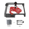 Mecpow X3 5W Laser Gravírovací Stroj + G3 Pro Rotačný Valec + H44 Laserové Lôžko