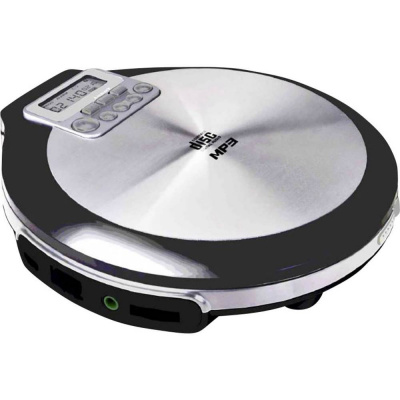 soundmaster CD9220 prenosný CD prehrávač - diskman CD, CD-R, CD-RW, MP3 s USB nabíjačkou čierna, sivá; CD9220