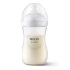 AVENT FĽAŠA Natural Response 260 ml priehľadná, cumlík pre podporu rytmu pitia (1m+) 1x1 ks