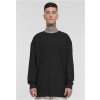 Organic Boxy Rib Longsleeve - black S