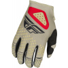 kINETIC SYM FLY RACING Rukavice - USA 2025 šedá/červená/čierna Veľkosť: 2XL, Veľkost: 2XL