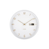 Karlsson 5953WH dizajnové nástenné hodiny 30 cm