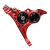 HOPE Brzdový strmeň HOPE RX4+ PREDNÝ FLAT MOUNT DIRECT FMF +20MM MINERAL - Červená