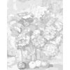 ZUTY Bodkovanie - KYTICE HORTENZIÍ Rámovanie: bez rámu a bez vypnutia plátna, Rozmer: 80x100 cm