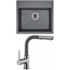Set Sinks (dřez Solo 560 Titanium 72 + baterie Enigma S Titanium 72) SO56072ENSGR72