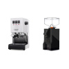 Gaggia New Classic EVO, white + Eureka Mignon Perfetto, BL black